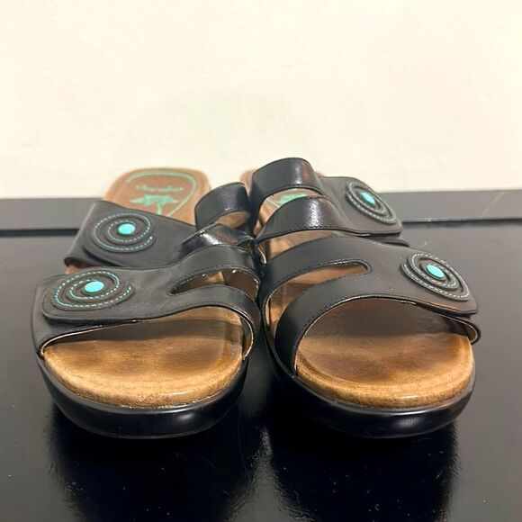 Dansko Black Straps Sandals Sz 40 - Picture 4 of 9